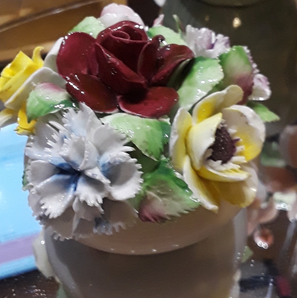 Porcelain Bouquet of Flowers